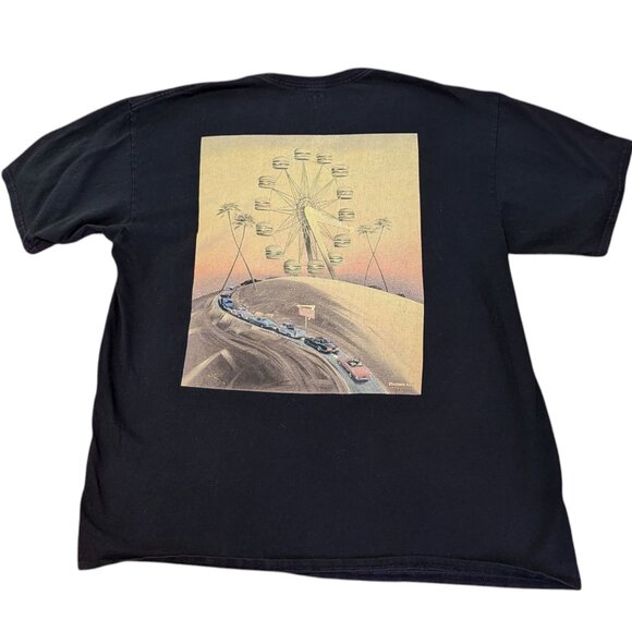 IN-N-OUT Burger 70th Anniversary T Shirt Vladimir Kush Burger Ferris Wheel Large - Picture 1 of 6